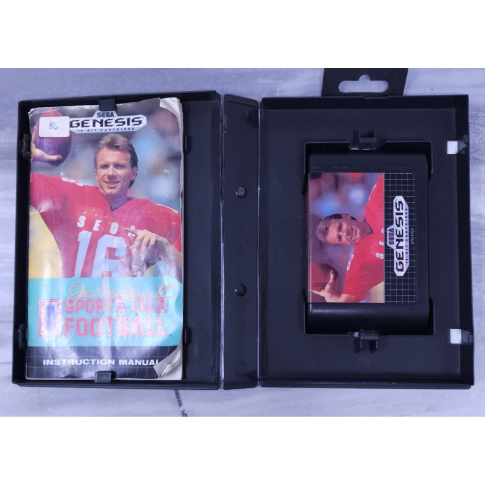 Joe Montana II Sports Talk Football Sega Genesis CIB Tested Authentic 1991